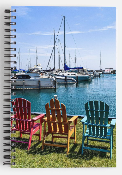 Port Sanilac Ice Cream Chairs Journal / Notebook