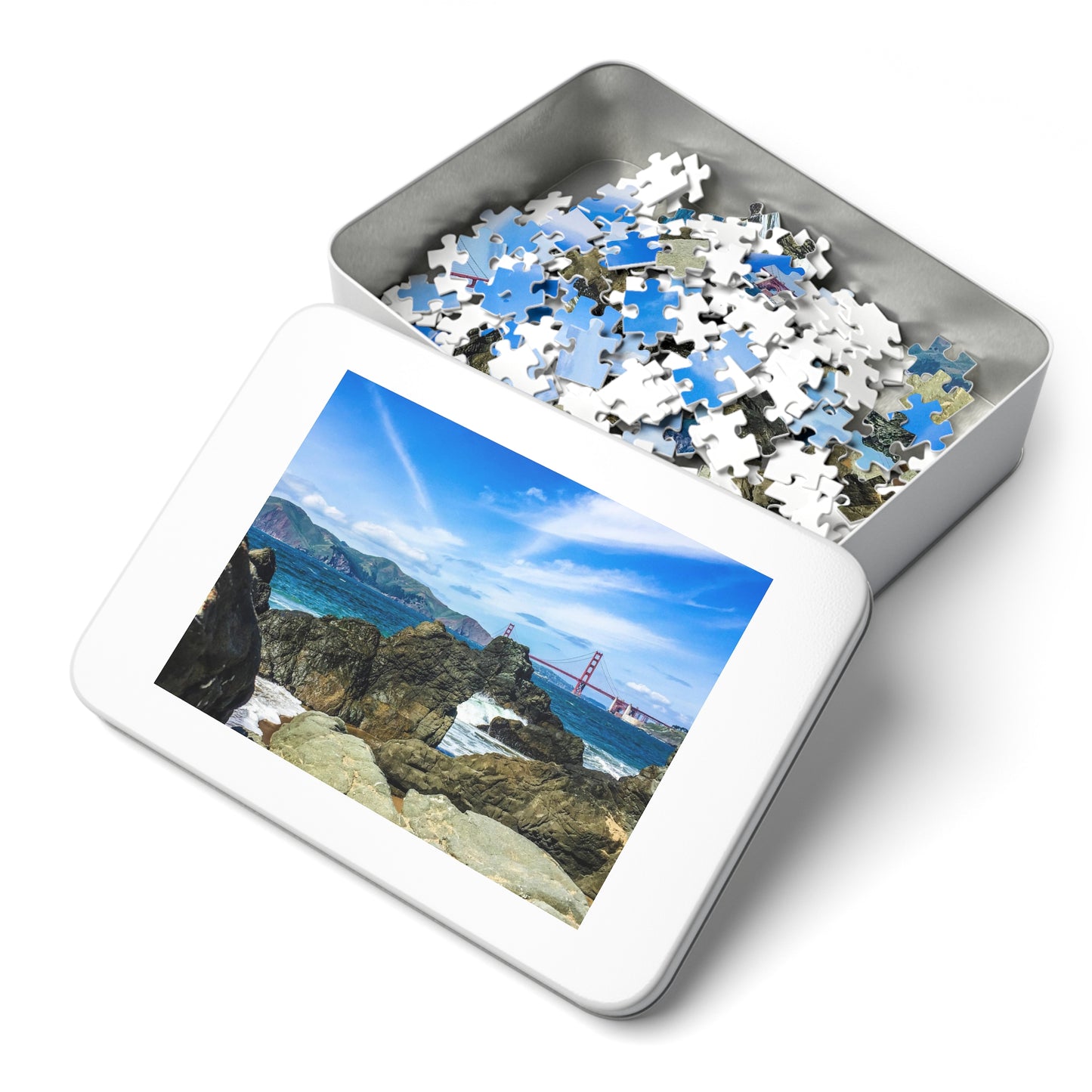 Golden Gate From The Beach