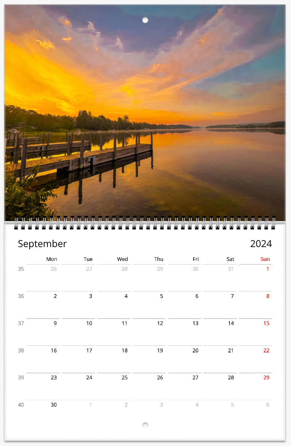 2024 Antrim County Wall Calendar