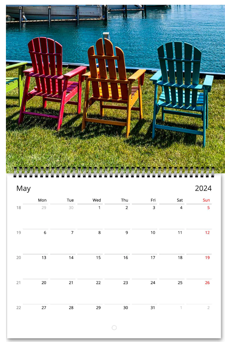 2024 Port Sanilac Wall Calendar *PICKUP ONLY*