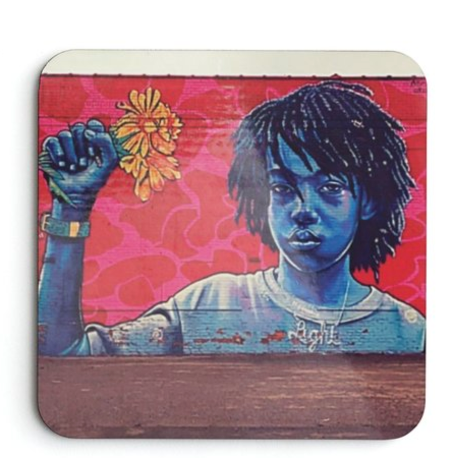 Boy With Flowers on Coasters Coasters