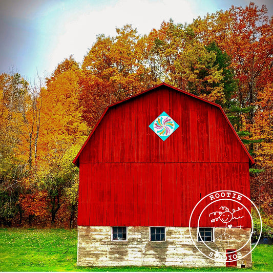 Red Barn Beverage Coaster