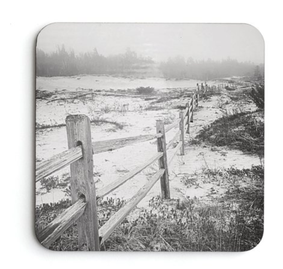 Fence In Snow on Coasters Coasters