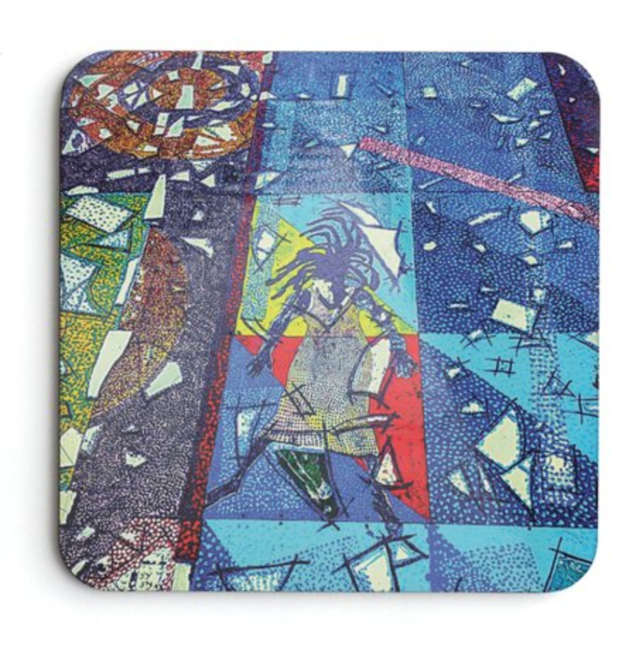 Lady In Tile on Coasters Coasters