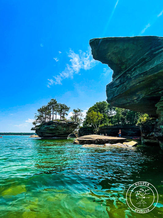 Turnip Rock-Port Austin Notecard