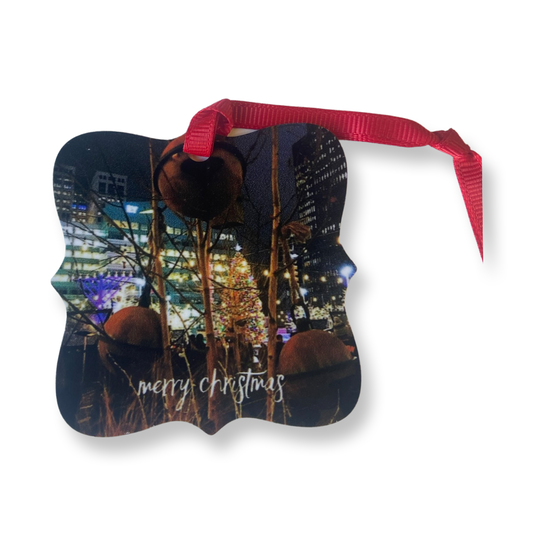 Ornament - Reflection of A City at Christmas
